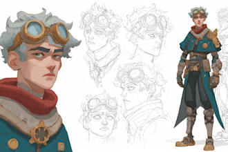 design a concept art character or object