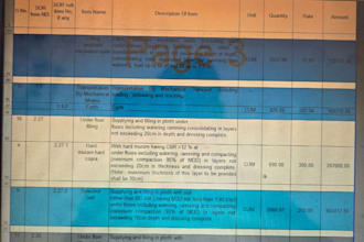 prepare accurate construction billing and ra bills