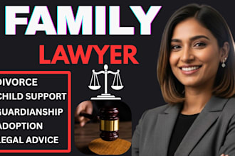 draft professional divorce papers, court documents, legal writing, child custody