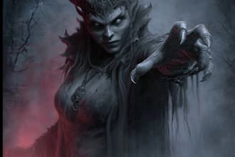 fantasy horror and fantasy horror character
