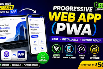 build fast SEO optimized progressive web app pwa with offline support
