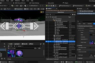 create unreal engine stage design, lighting design, stage animation, led wall