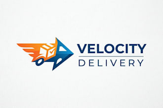 design a modern and professional delivery logo for your business