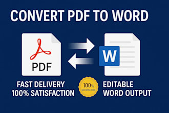 convert PDF to word