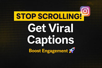 write catchy instagram captions for your posts