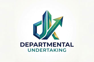 design a professional and official departmental undertaking logo