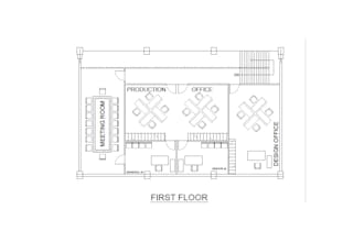 draw 2d cad layout and drawing from PDF and sketch