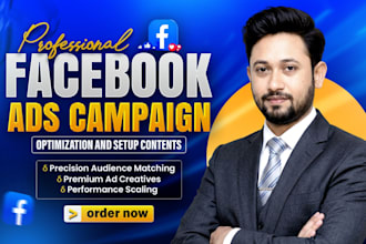 setup and optimize facebook ads, fb advertising campaign that drive real results