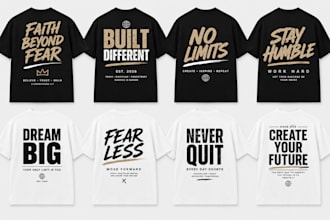 t shirt design and t shirt logo design