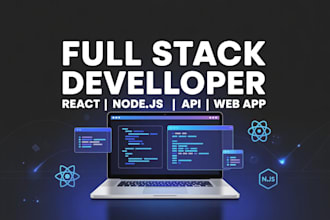 build scalable full stack website with react node js  API development