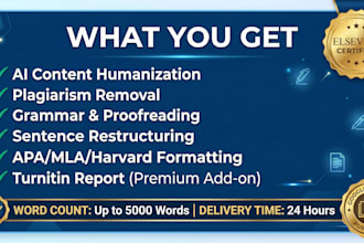 remove ai content and plagiarism for you