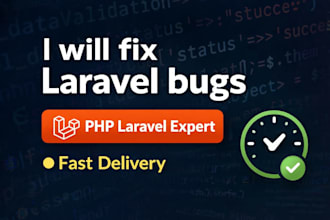develop PHP laravel backend or fix bugs in your laravel project