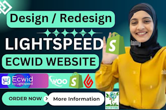 design and redesign your lightspeed, ecwid store setup