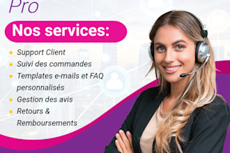 gerer votre service client en francais et anglais shopify email sav pro