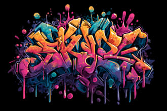 design graffiti designs, murals and wall arts