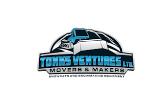 make existing unique logo for a tonks ventures company