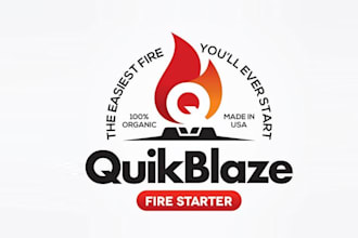 make extraordinary fire starter product logo for retail use