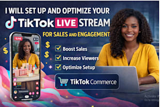 set up your tiktok live auction and tiktok shop