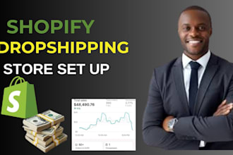 setup shopify dropshipping store,manage shopify store