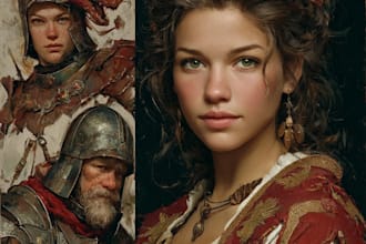 do realistic or fantasy portrait