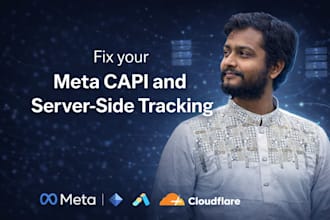 set up meta capi and server side tracking via cloudflare
