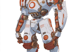 high quality robot, mecha concepts