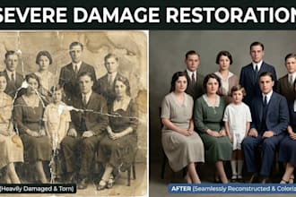 do photo restoration old photo repair and colorize damaged photos
