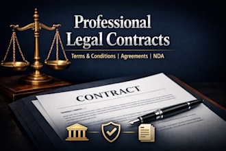 draft professional legal agreement contract terms and condition as a lawyer