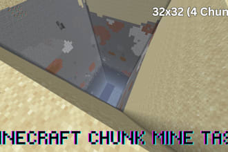 chunk mine in your minecraft world or server
