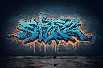 create custom graffiti art designs murals and wall arts