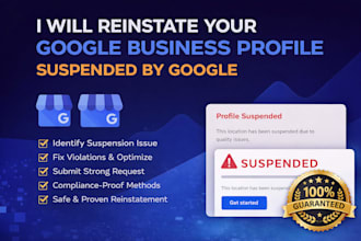 reinstate your suspended google business profile fast