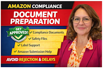 create product compliance documents for amazon product approval and listing