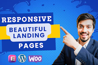 design and redesign beautiful responsive landing pages