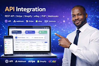 do API integration rest API stripe integration shopify ebay API PHP webhooks