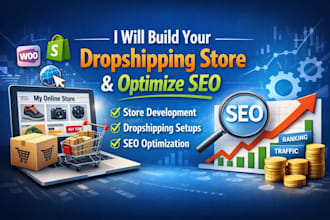 build profitable dropshipping stores and rank them