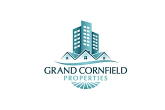 design motivation grand cornfield properties logo