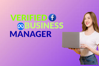 set up and  provide a verified facebook business manager
