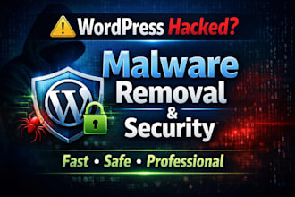remove malware and bugs from wordpress site within 24 hours