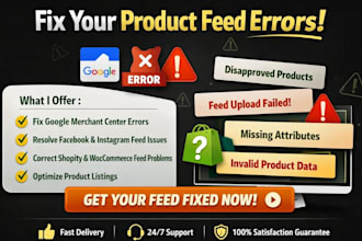 resolve google merchant feed errors and account suspensions