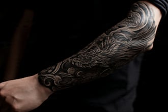 do a tattoo design of tattoo sleeve