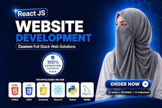 create responsive react website