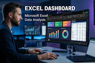 create a professional excel dashboard for your business data