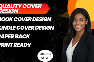 design book cover, ebook cover, amazon kindle or KDP cover
