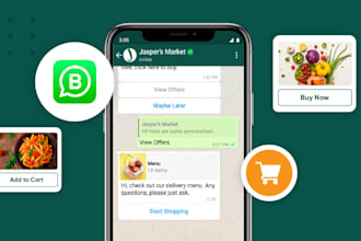 design whatsapp product catalogue and set up campaign