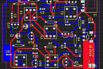 do pcb design pcb layout and circuit schematic and routing services