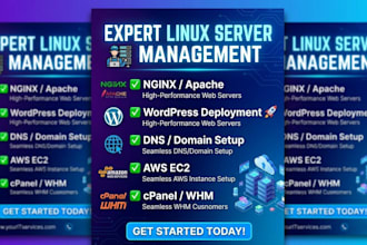 setup, fix, and secure your linux server, nginx, apache, aws ec2