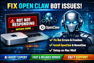 fix open claw gateway bot not responding nemoclaw install openclaw mac mini bot