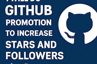 do github promotion for your github project to increase stars and followers