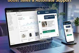 build ai shopify chatbot to increase sales and automate support
