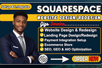 squarespace website design, sqaurespace website redesign, build sqaurespace SEO